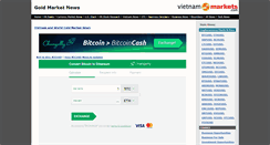 Desktop Screenshot of gold.vietnammarkets.com